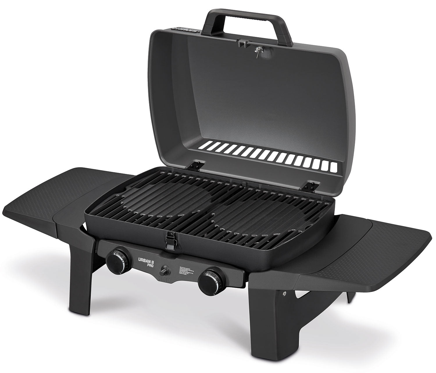 Detalj av støpejernsrist på Bordgrill Urban II Pro 2 brennere støpejernsrist