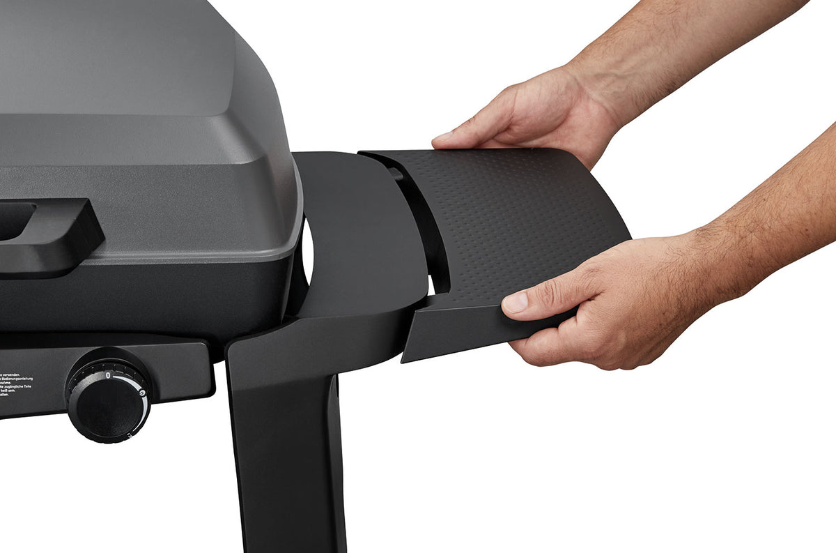 Bordgrill Urban II Pro 2 brennere støpejernsrist med gryter på topp