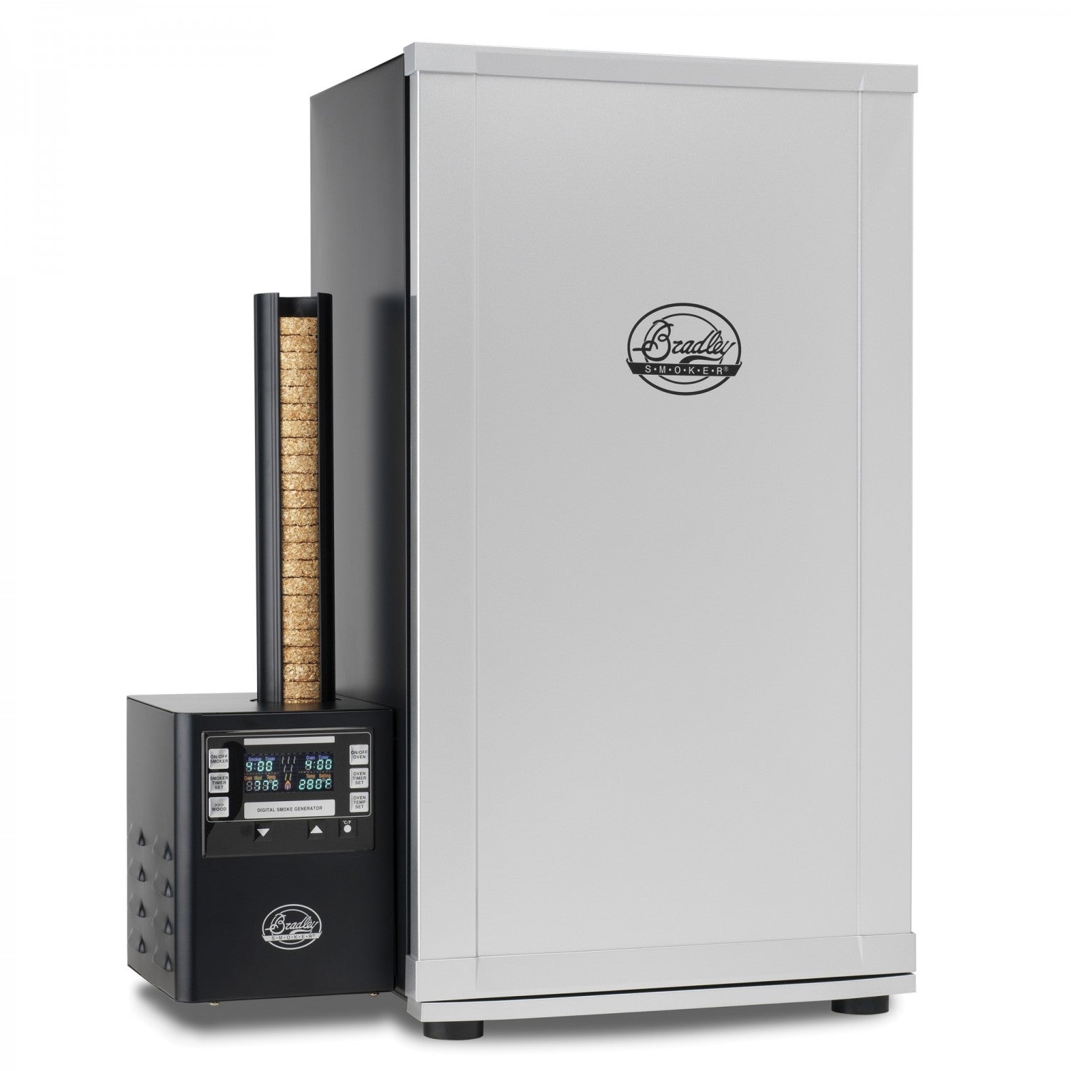 Bradley Digital Smoker 4-Rack elektrisk røykovn forfra