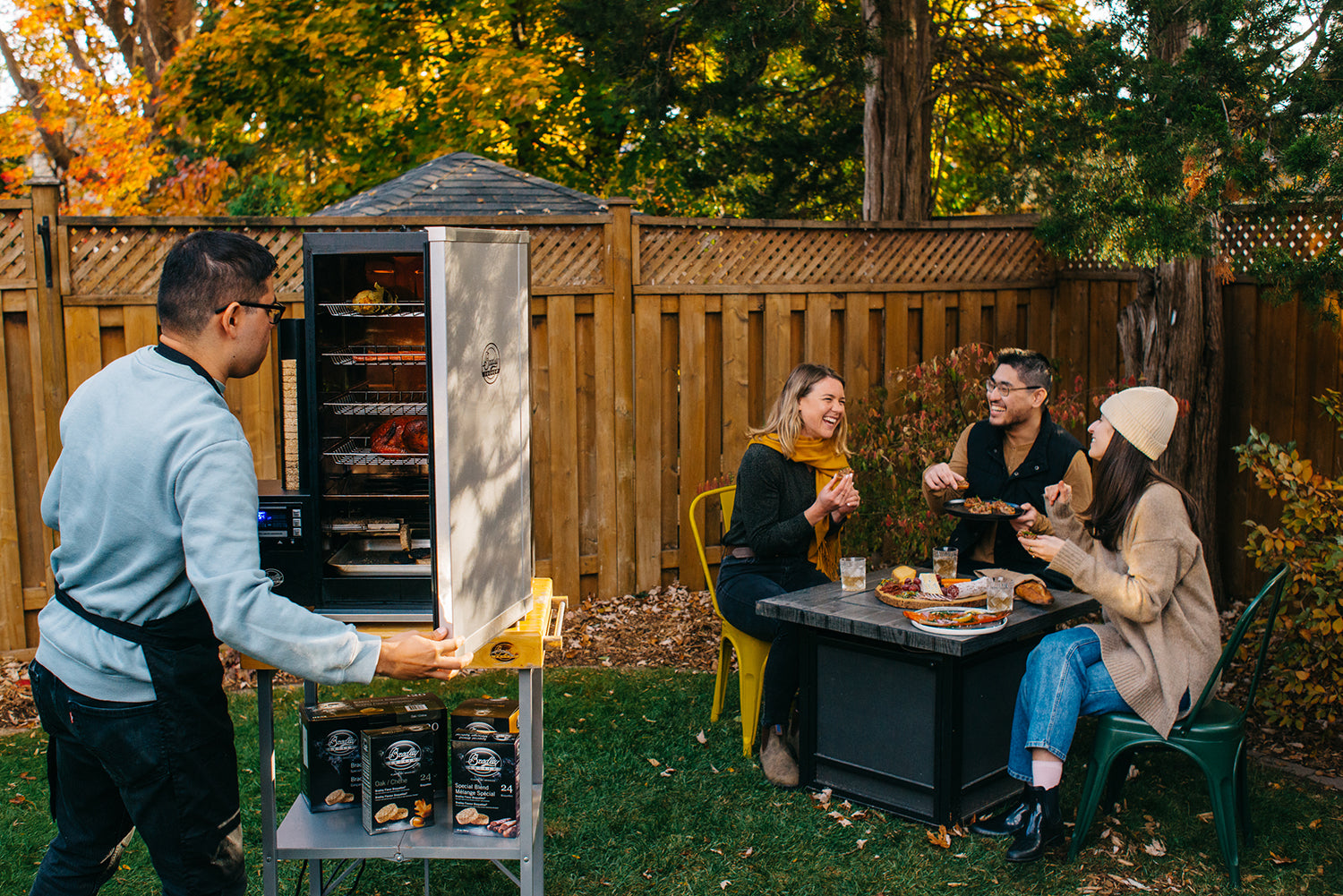 Røykgenerator med bisquetter til Bradley Digital Smoker 4-Rack