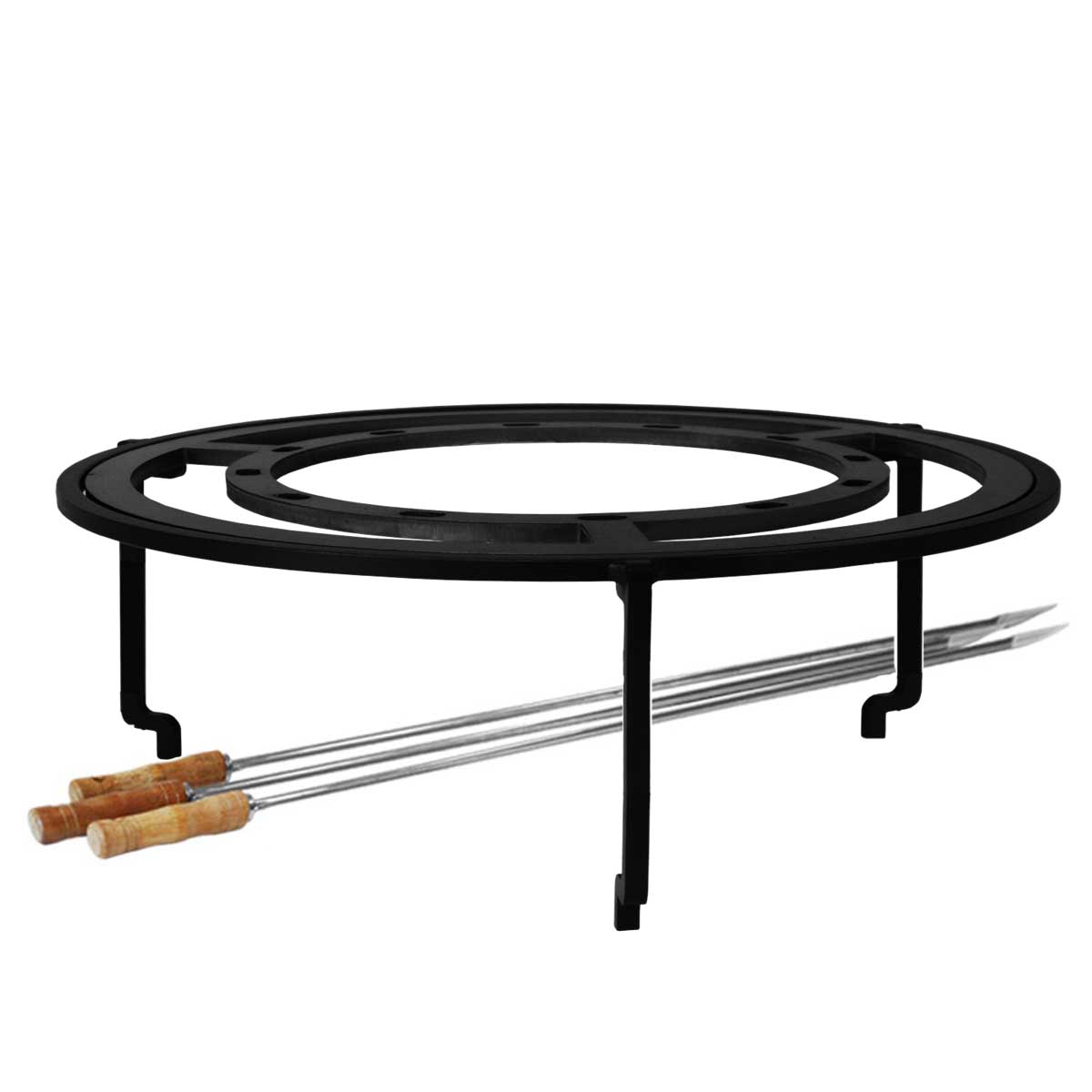 Brasiliansk grillsett XL med spyd for bålpanne - OFYR forfra