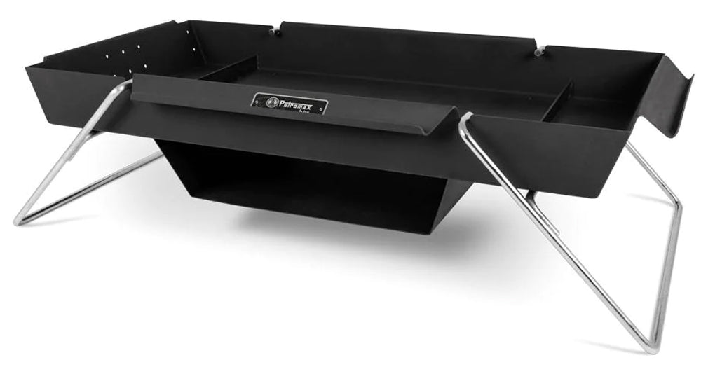 Brennbock transportabel bålpanne og kokeplass 116 cm forfra