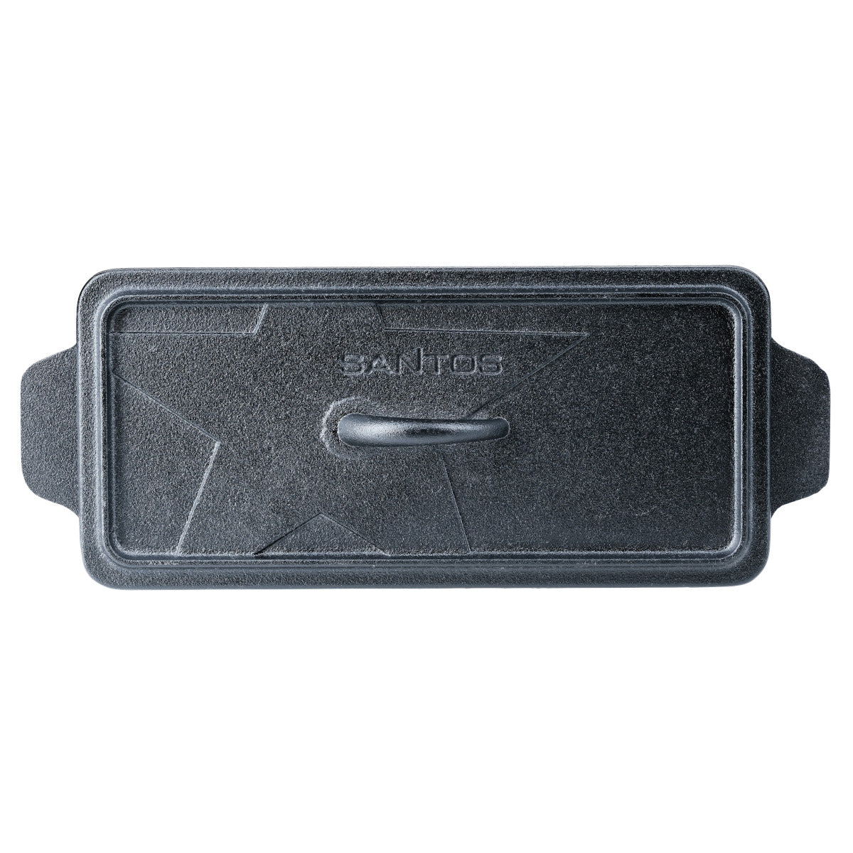 Montert Brødform K4 med lokk støpejern 34 x 13 cm - SANTOS på grill