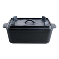 Brødform K8 med lokk støpejern 34 x 24 cm foran