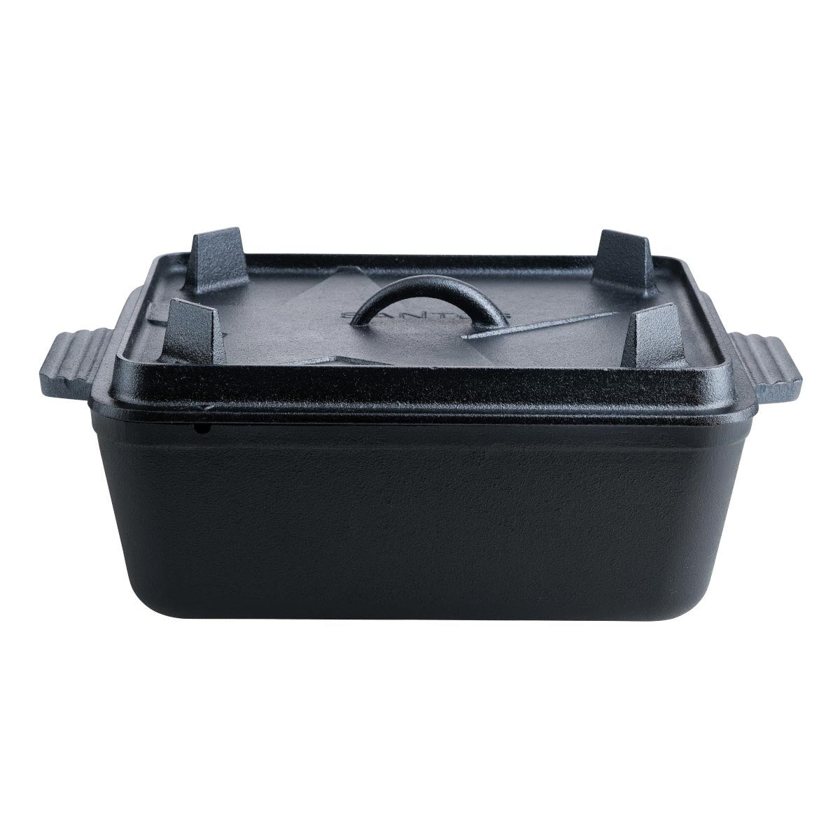 Brødform K8 med lokk støpejern 34 x 24 cm foran