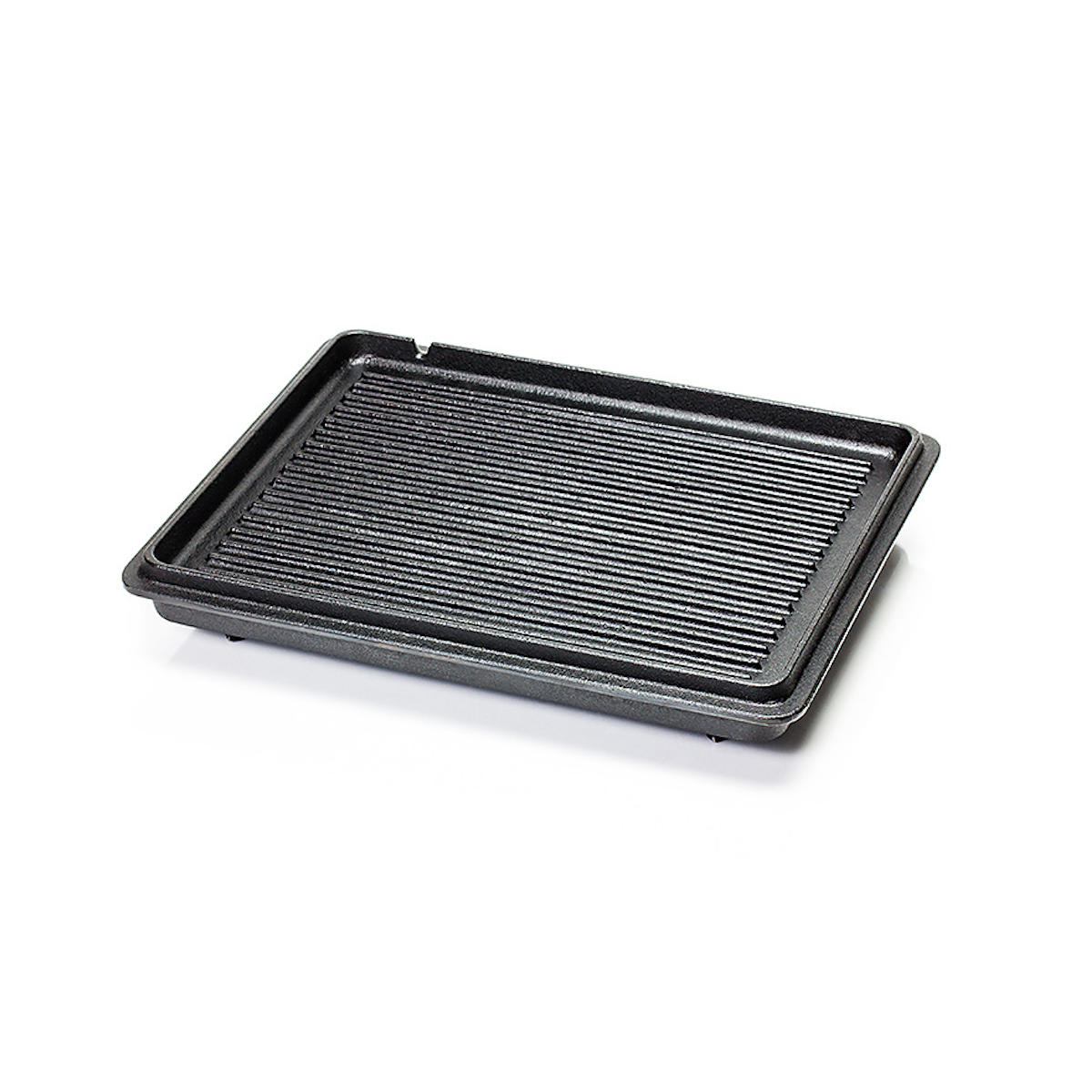 Nærbilde av lokk på støpejerns brødform med lokk k8 34x24 cm - Petromax