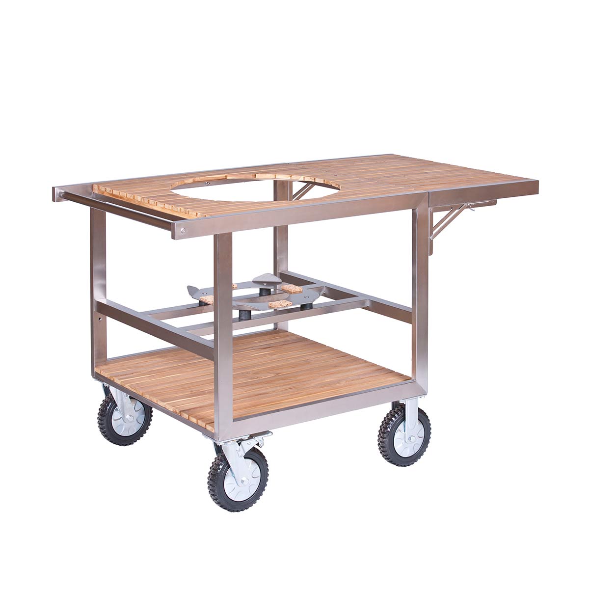 Buggy med hjul for Classic keramisk grill Monolith forfra