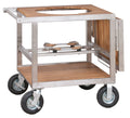 Buggy for LeCHEF / Two.66 inkl. sidebord rustfritt stål for mobil grilling