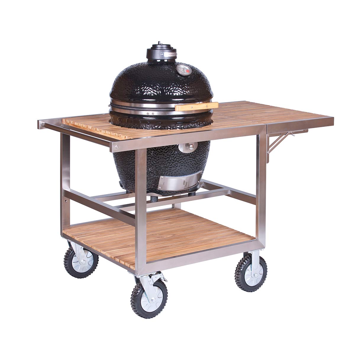 Buggy med sidebord for Classic keramisk grill - Monolith montert med grill