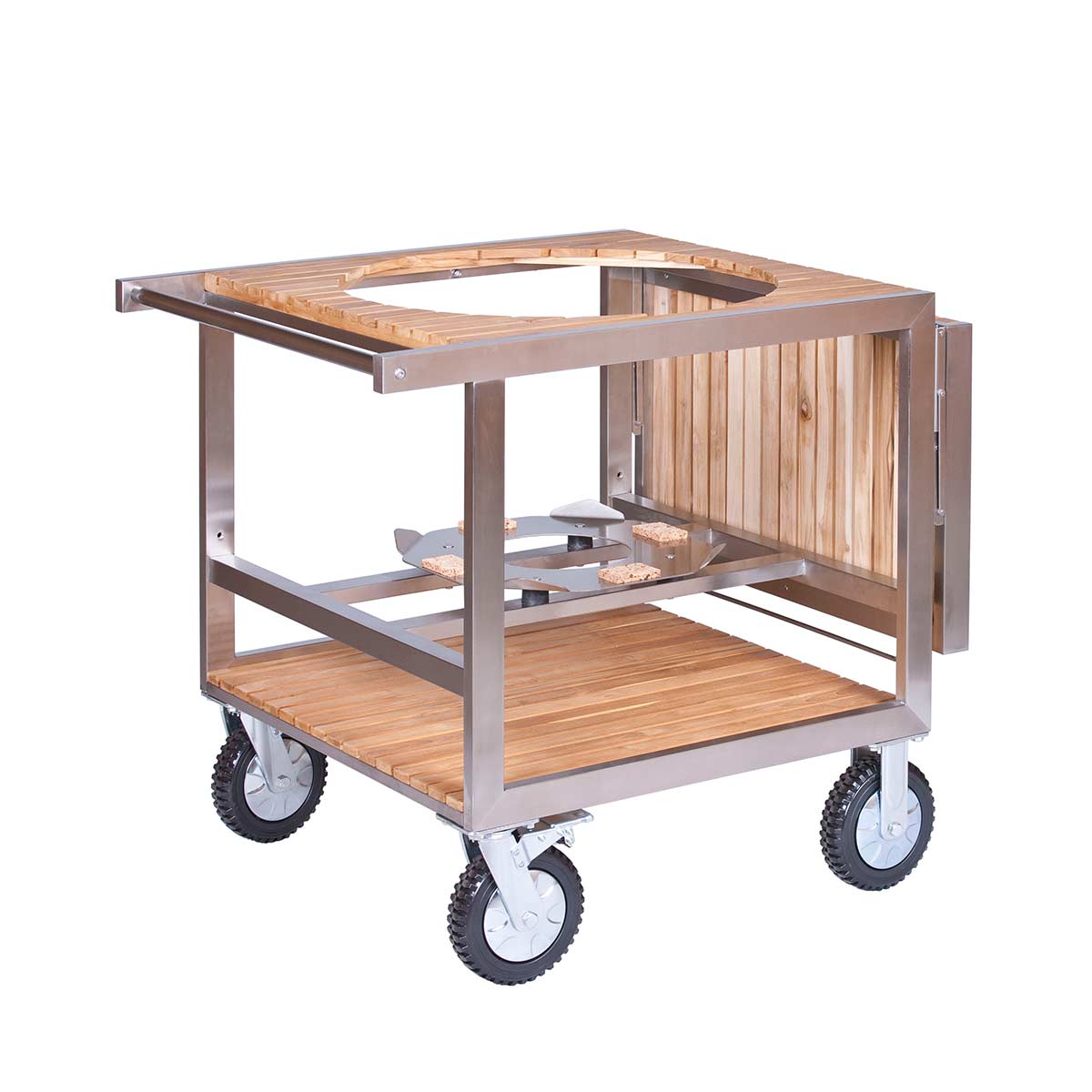 Buggy trillvogn for LeChef keramisk grill - Monolith bakside