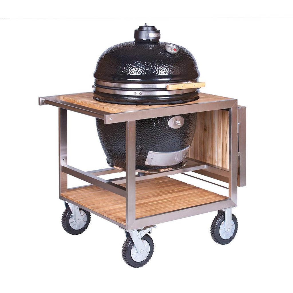 Buggy trillvogn for LeChef keramisk grill - Monolith montert