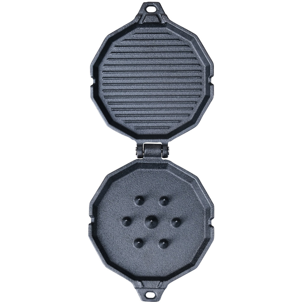 Detalj av Burgerdevil burgerpresse støpejern Ø 12 cm - SANTOS