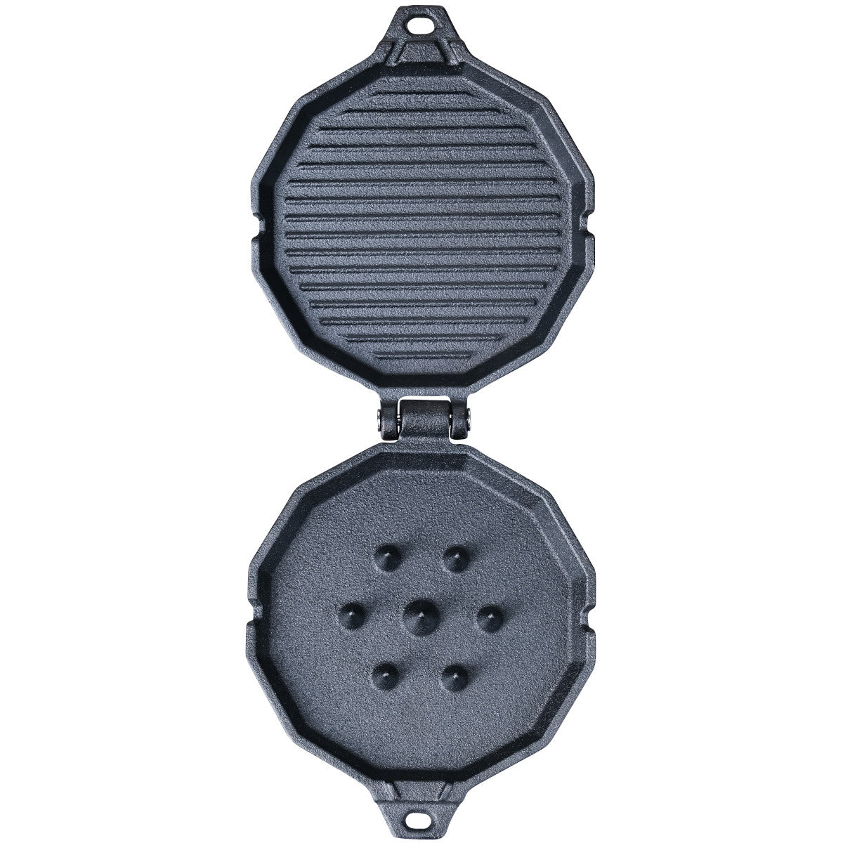 Detalj av Burgerdevil burgerpresse støpejern Ø 12 cm - SANTOS