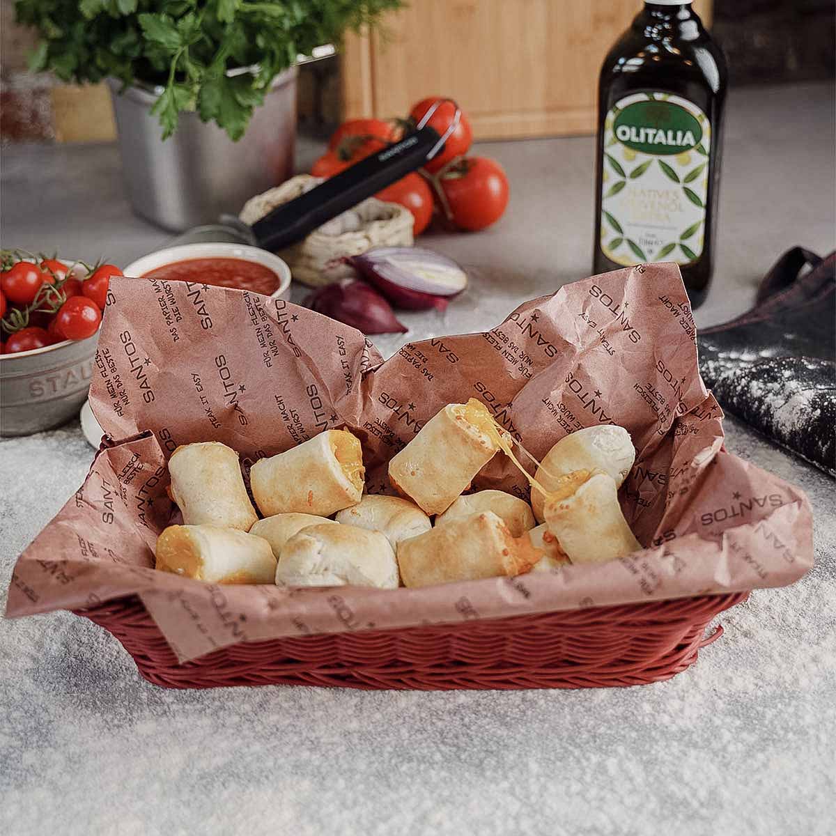 Montert Butcher paper 60 cm bredde 45 m BBQ-papir - SANTOS