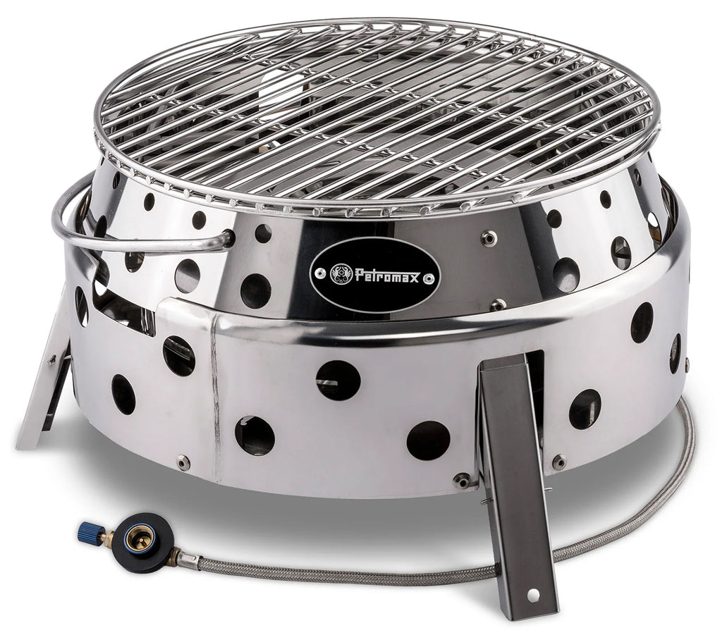 Campinggrill Atago gassgrill 28 cm 3,8 kW forfra