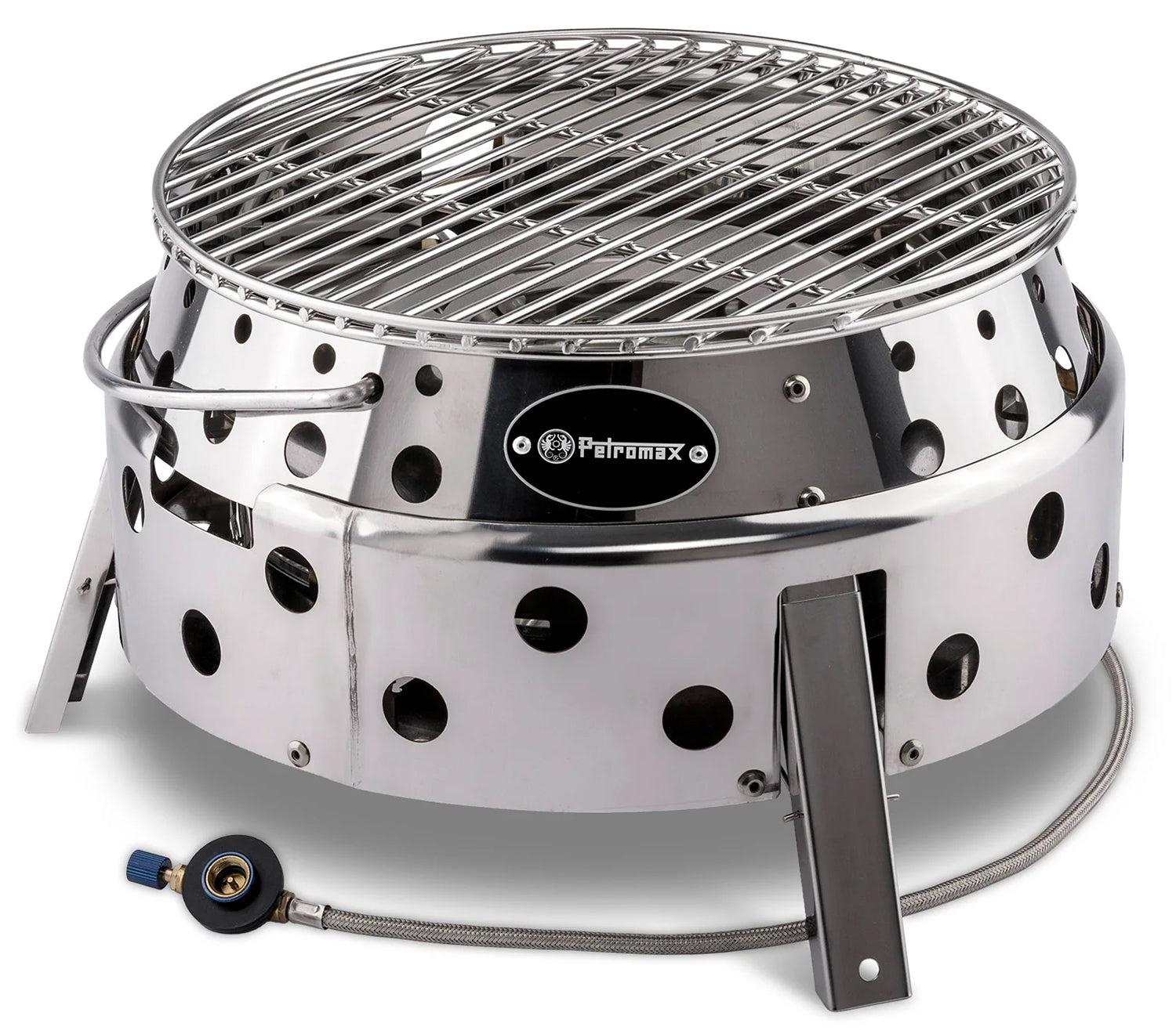 Campinggrill Atago gassgrill 28 cm 3,8 kW forfra