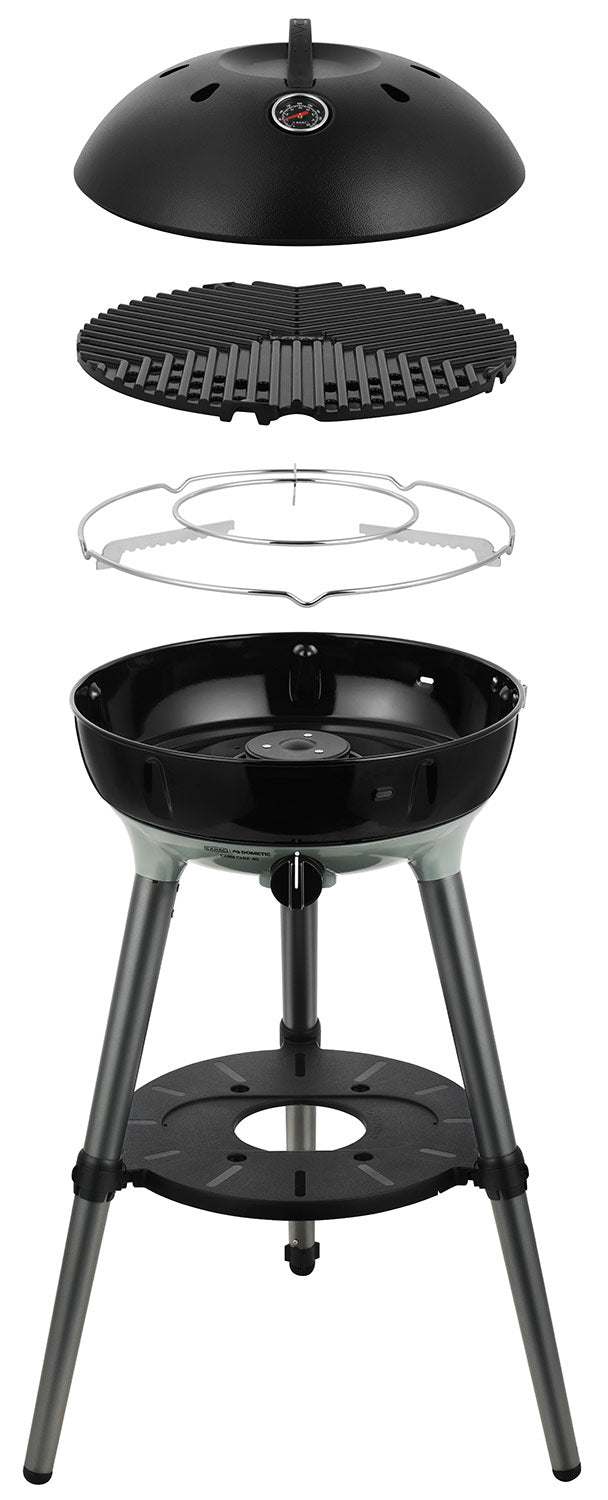 Campinggrill Carri Chef 40 BBQ + Dome 30 mbar front
