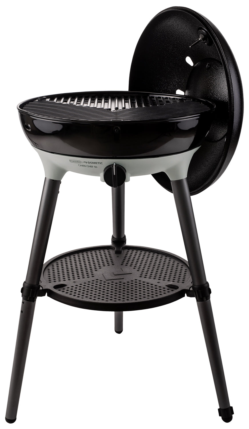 Nærbilde av piezotenning på Campinggrill Carri Chef 50 BBQ + Dome 30 mbar