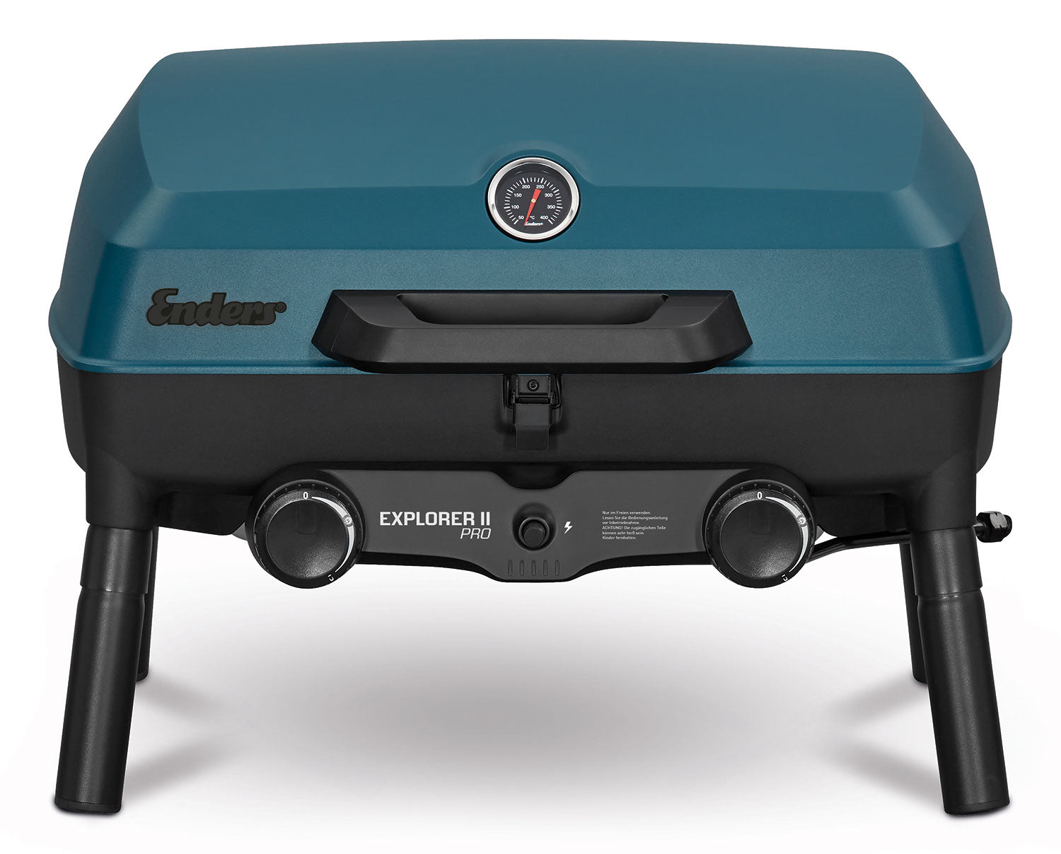 Campinggrill Explorer II Pro 2 brennere 30 mbar - Enders med topproster