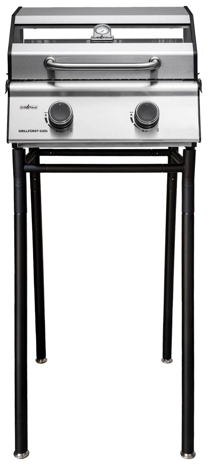 Campinggrill G201E 2 brennere med understell forfra