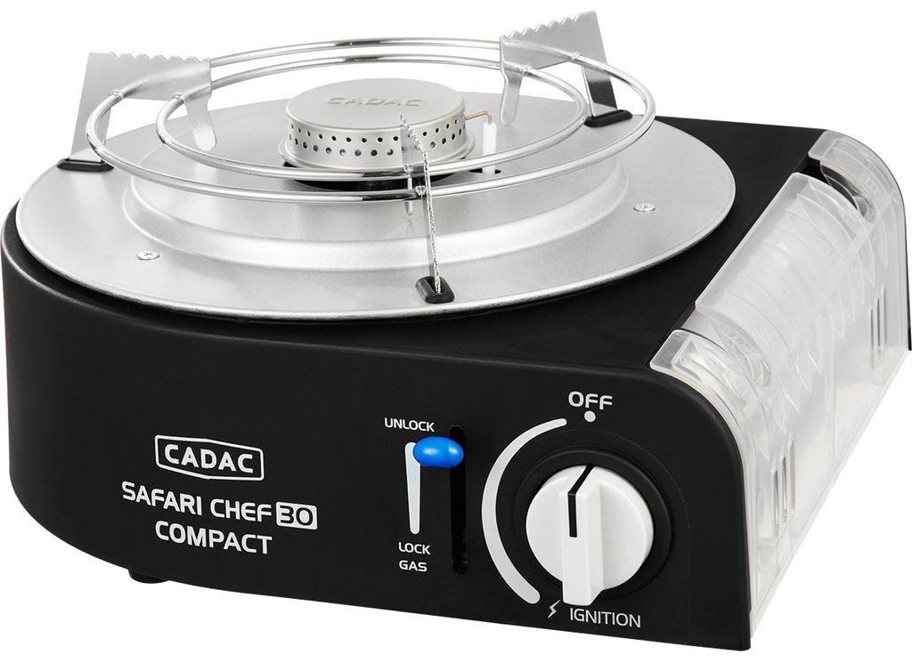 Campinggrill Safari Chef 30 Compact Combo gass CADAC bakside
