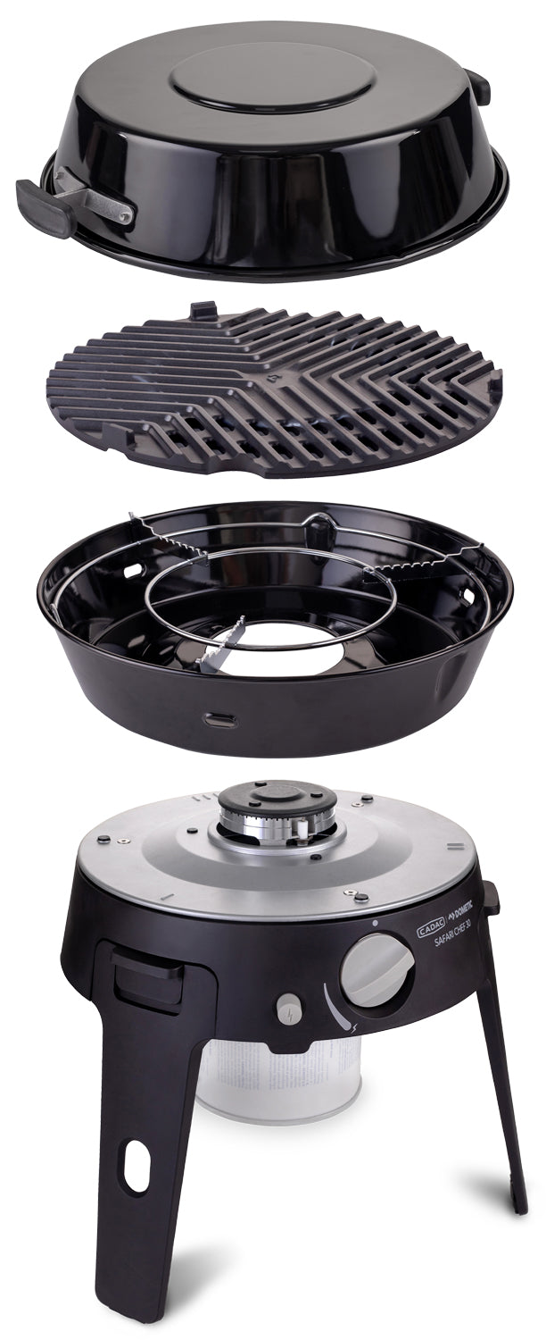 Campinggrill Safari Chef 30 HP Combo 2025 gass forfra