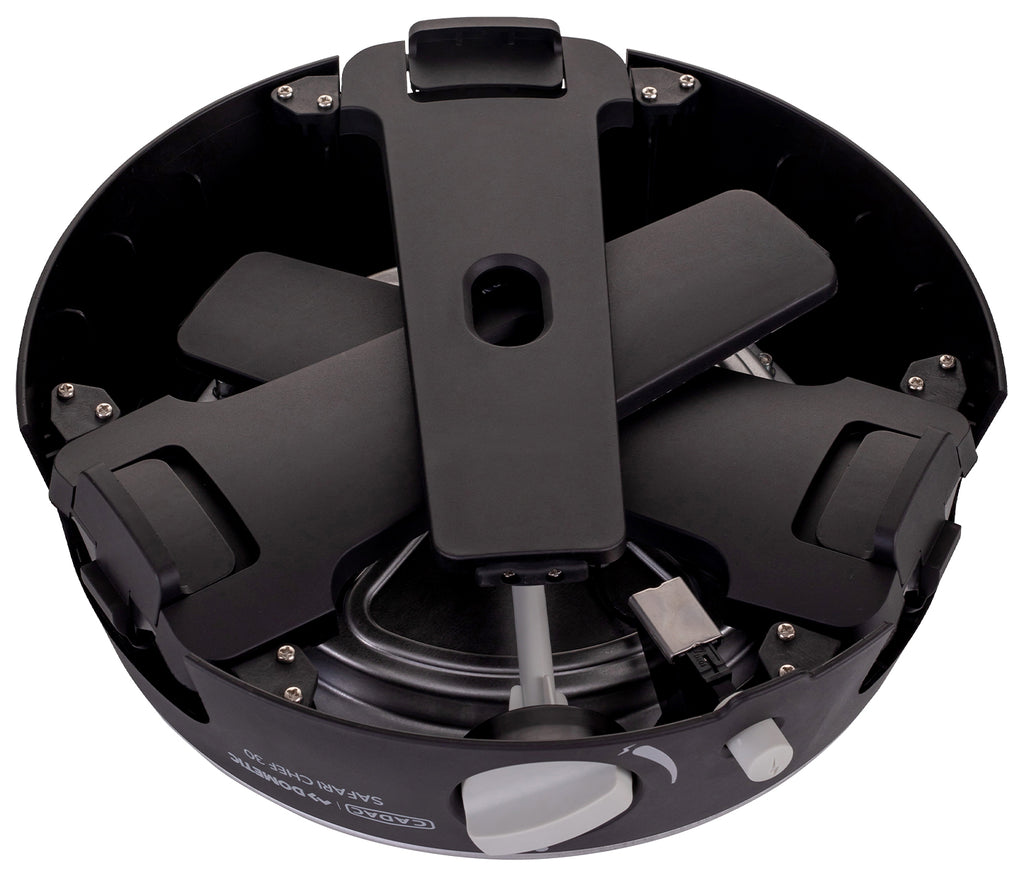 Campinggrill Safari Chef 30 LP Deluxe 50 mbar med alle grillflater