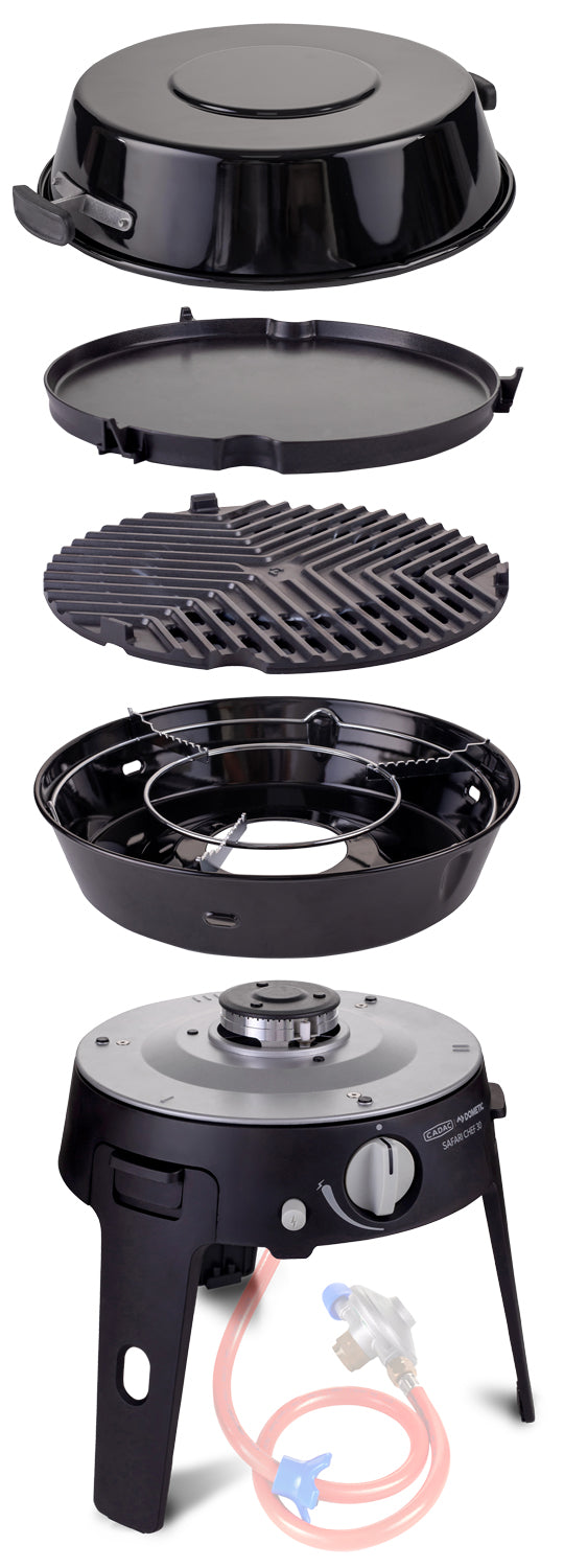 Campinggrill Safari Chef 30 LP Deluxe 50 mbar forfra