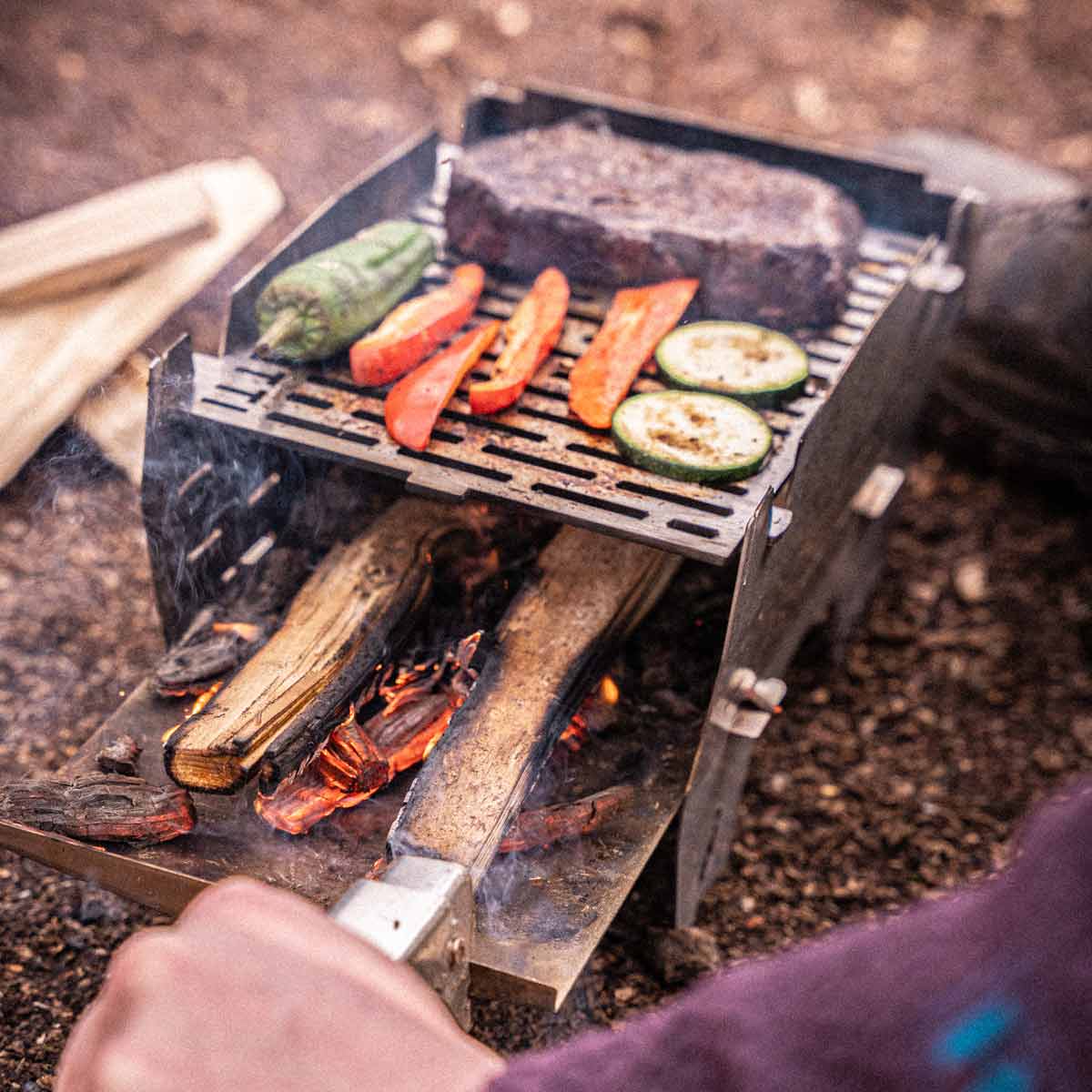 Campinggrill Skotti Mini rustfritt stål XS 1,9 kg - Skotti Grill