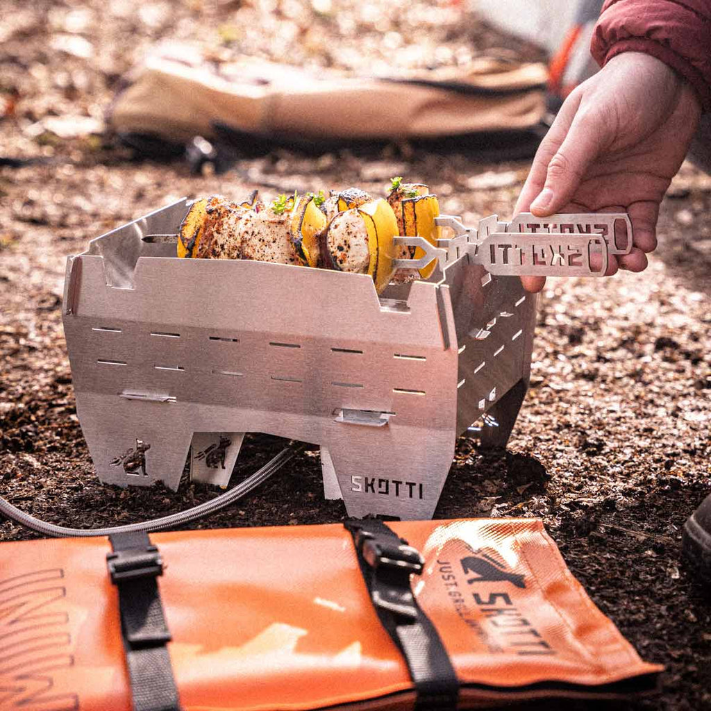 Campinggrill Skotti Mini rustfritt stål XS 1,9 kg - Skotti Grill