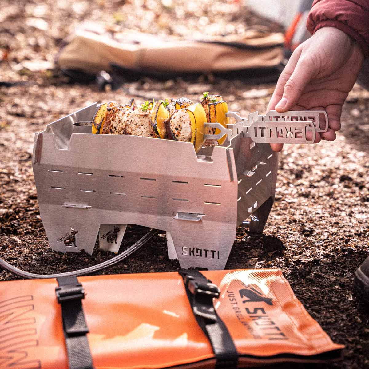 Campinggrill Skotti Mini rustfritt stål XS 1,9 kg - Skotti Grill