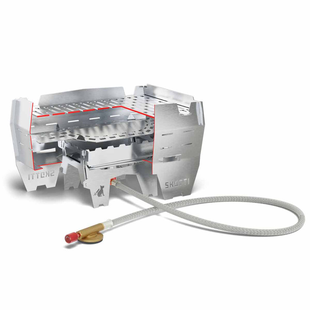 Campinggrill Skotti Mini rustfritt stål XS 1,9 kg - Skotti Grill