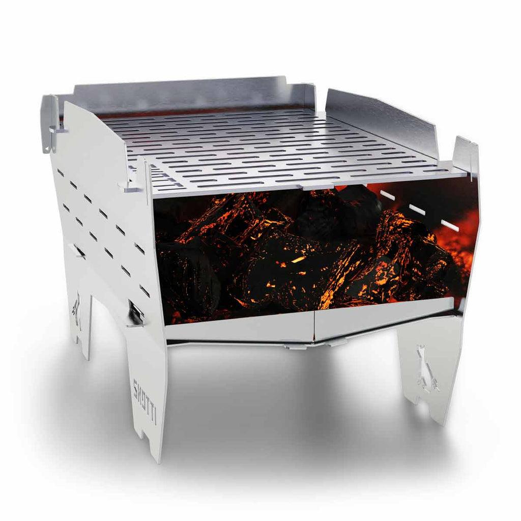 Campinggrill Skotti Mini rustfritt stål XS 1,9 kg - Skotti Grill