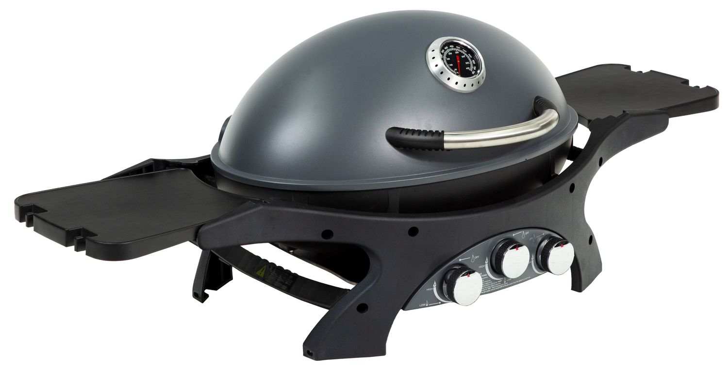 Campinggrill Sportsman 3 med 3 brennere 30 mbar - Pit Boss bakside