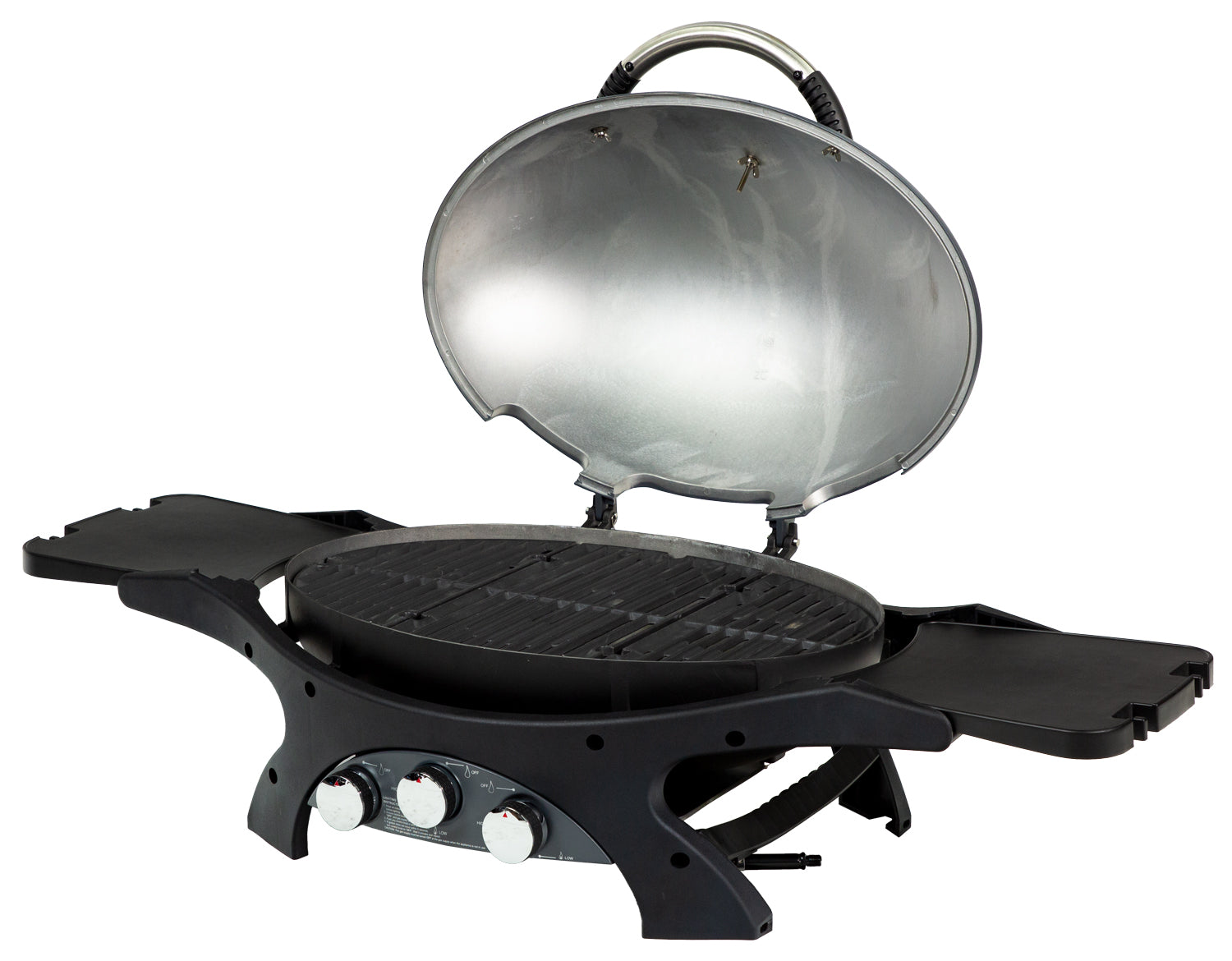 Campinggrill Sportsman 3 med 3 brennere 30 mbar - Pit Boss detalj av brennere