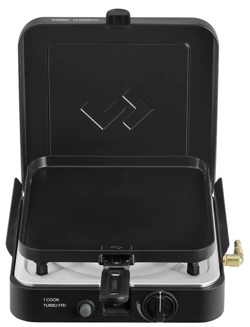 Campingkoker 1-Cook Turbo FFD Deluxe 30 mbar med oppbevaringstaske