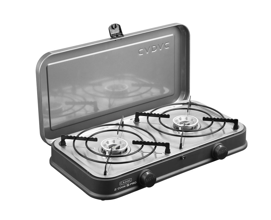 Campingkoker 2-Cook Pro Stove 2 brennere 50 mbar - CADAC detalj av brennere
