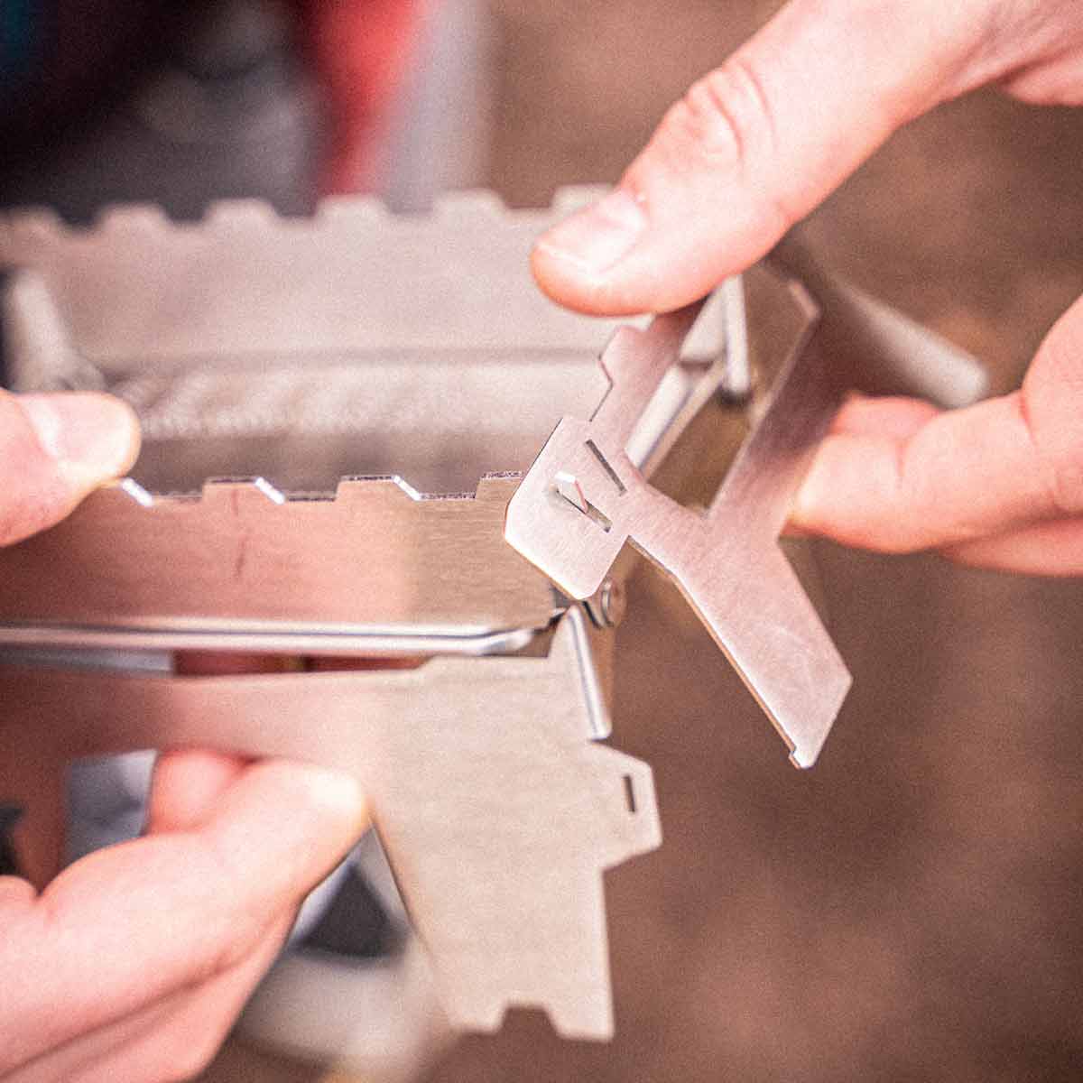 Campingkoker Skotti Booster sammenleggbar 2,1 kW sammenlagt