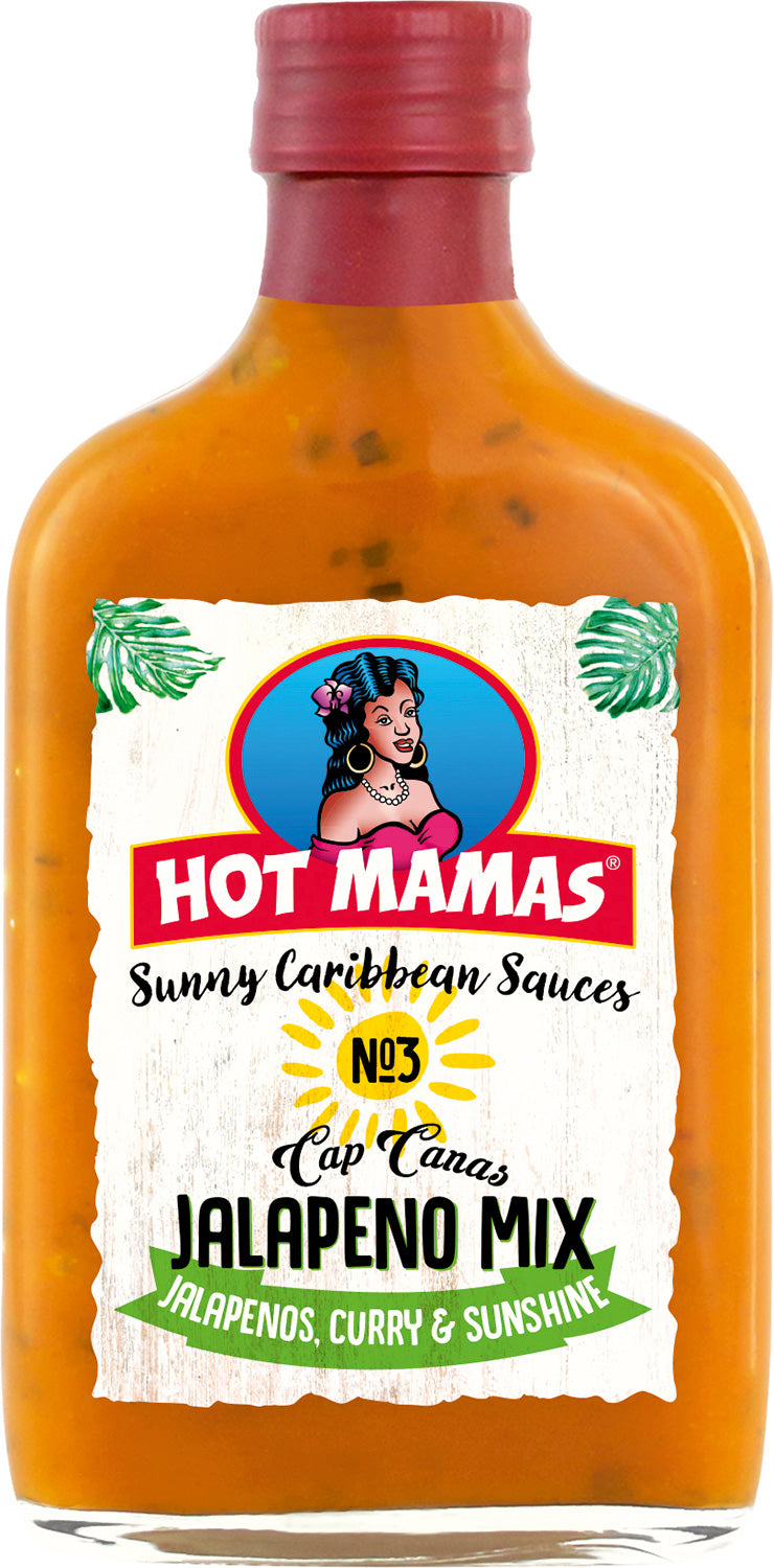 Cap Canas Jalapeno Mix saus 195 ml - Hot Mamas forfriskende flaske