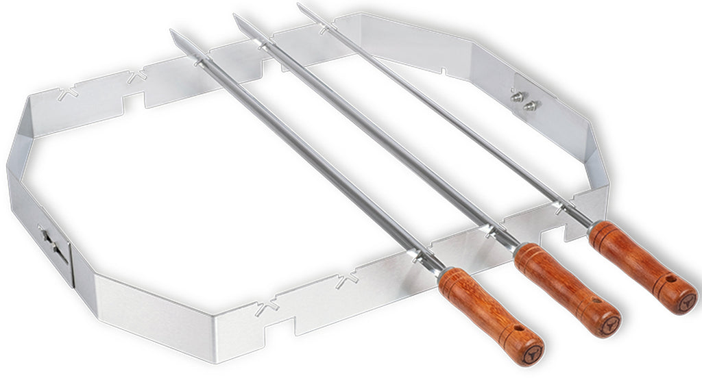 Churrasco BBQ-sett for Smokin PizzaRing 67 cm forfra