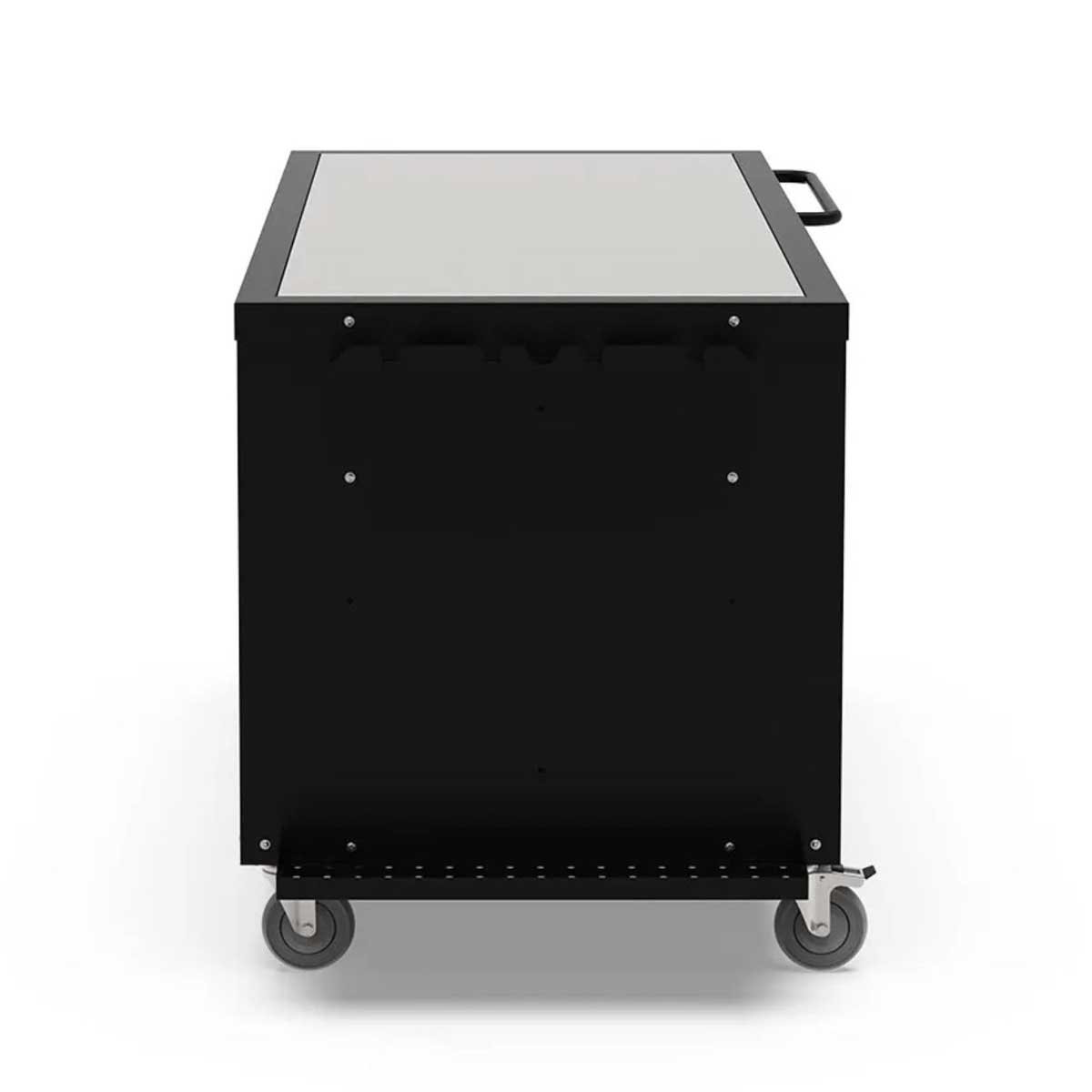 Cooking Station 160 rustfritt stål arbeidsplate montert med pizzaovn