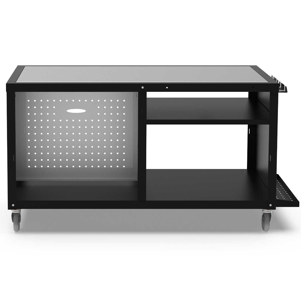 Cooking Station 160 rustfritt stål arbeidsplate hjul og bremser