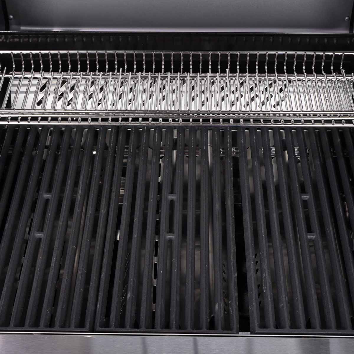Gassgrill S-318 Pro svart sidebrenner bakbrenner bundle - SANTOS