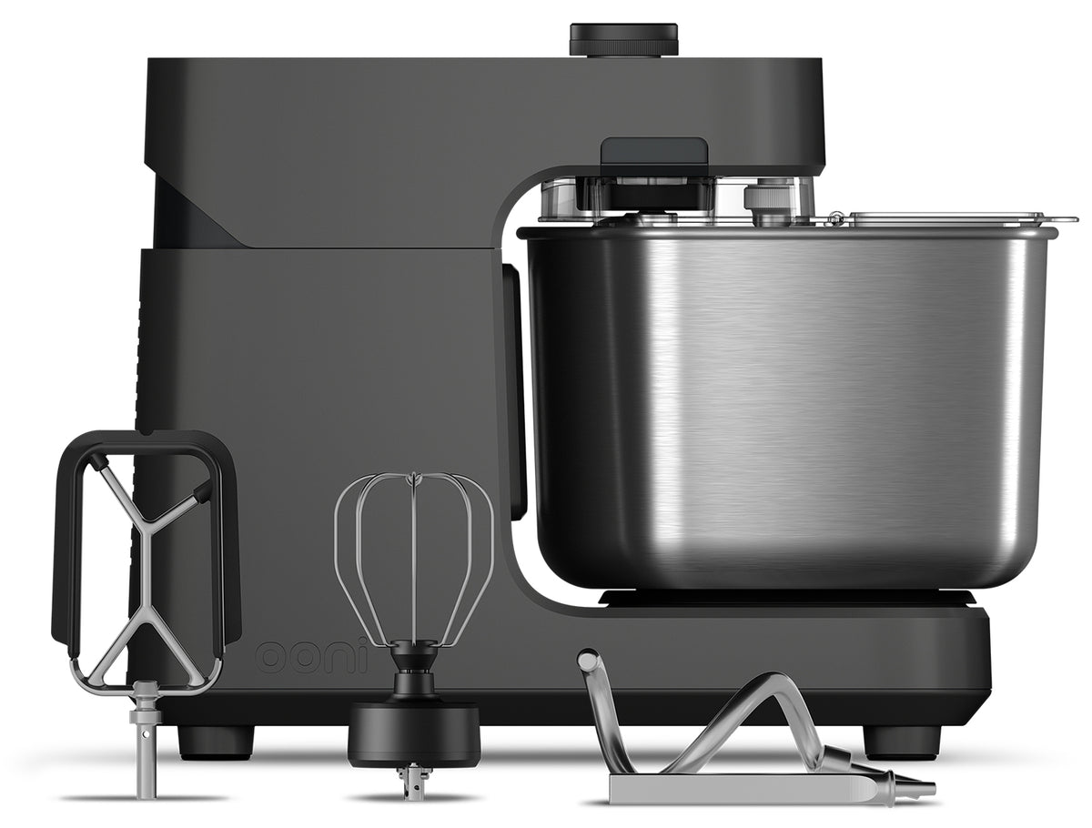 Deigmaskin Halo Pro Charcoal Grey 7 liter 750W med tilbehør montert