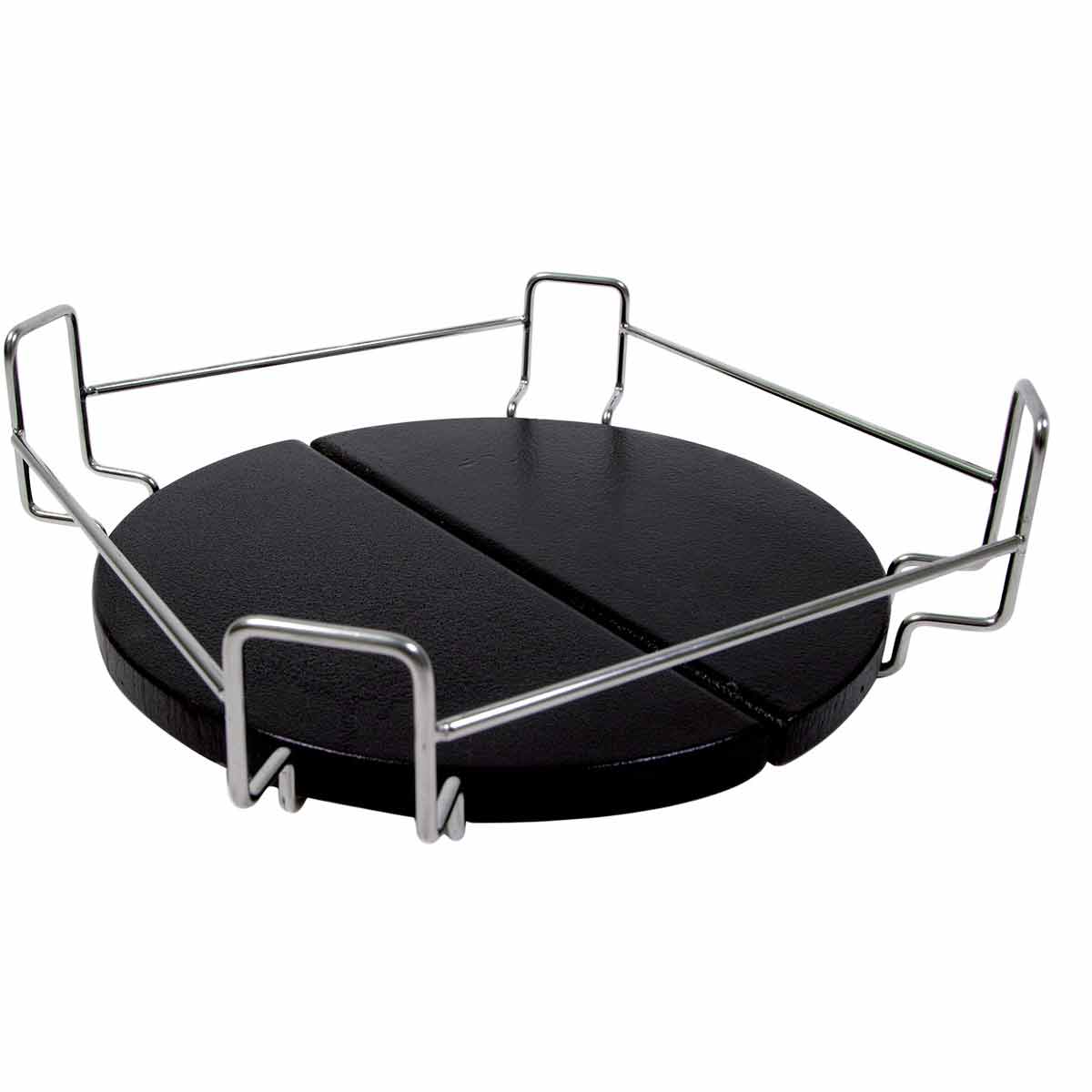 Delt deflektorstein med avstandsstykke M - The Bastard for keramisk grill