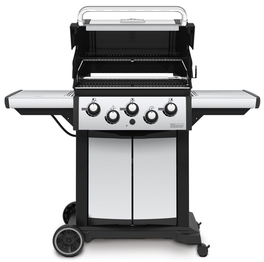 Detalj av rustfri Dual Tube-brenner på Gassgrill Signet 390