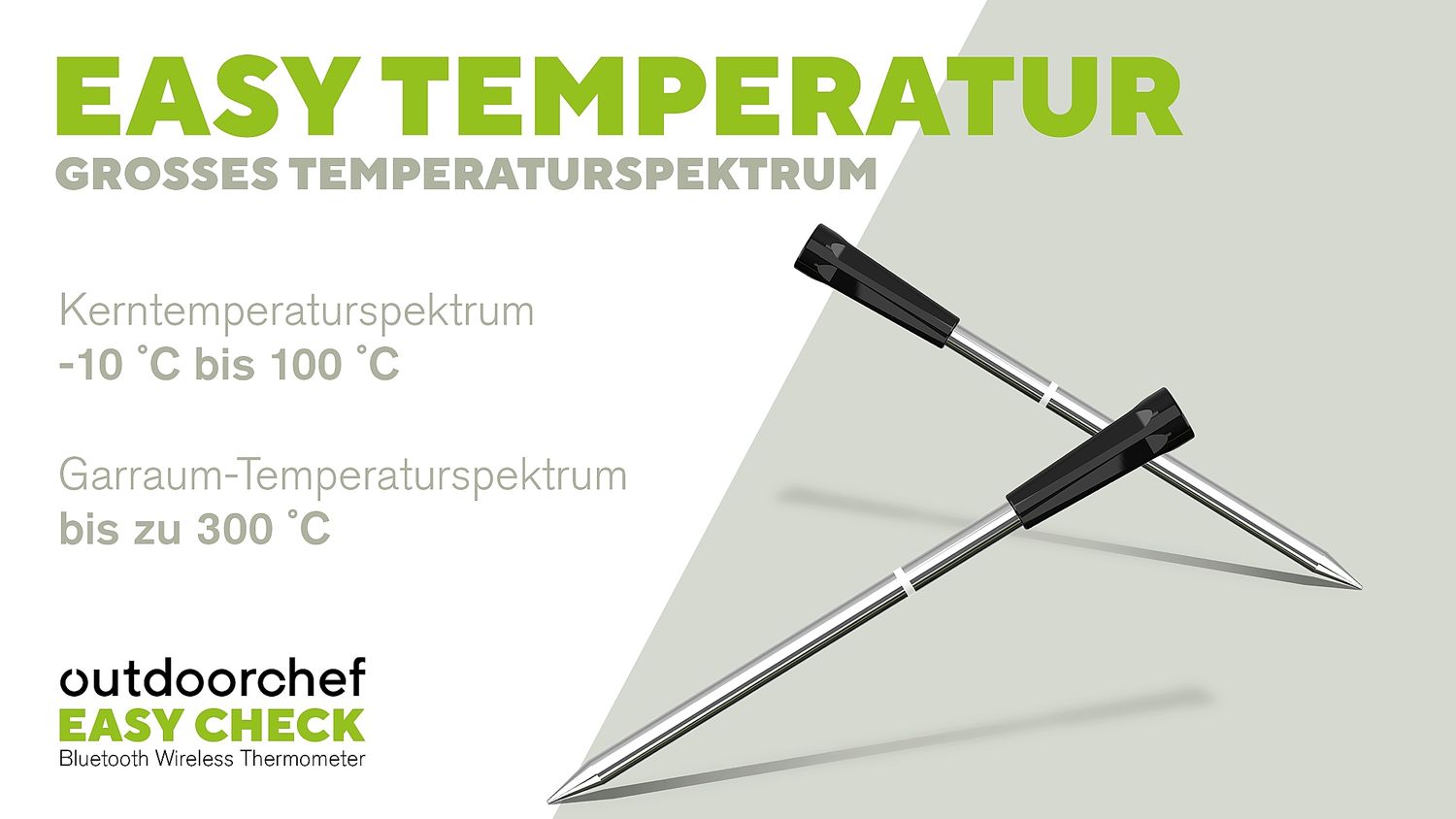 Detalj av temperaturfølere til Easy Check Quadro