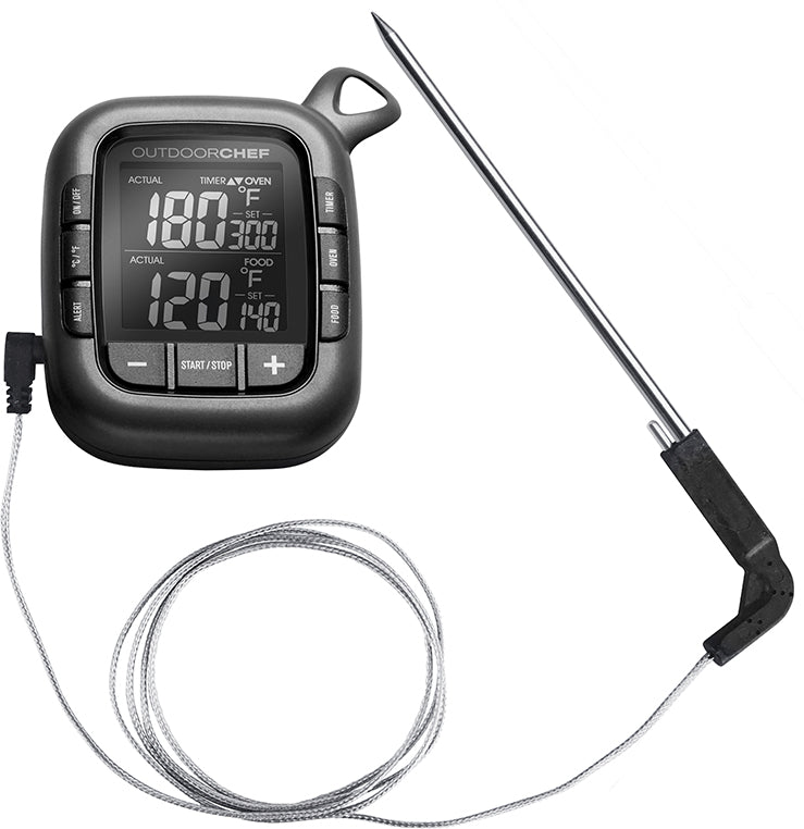 Digitalt steketermometer Gourmet Check Black - Outdoorchef for presis temperaturmåling