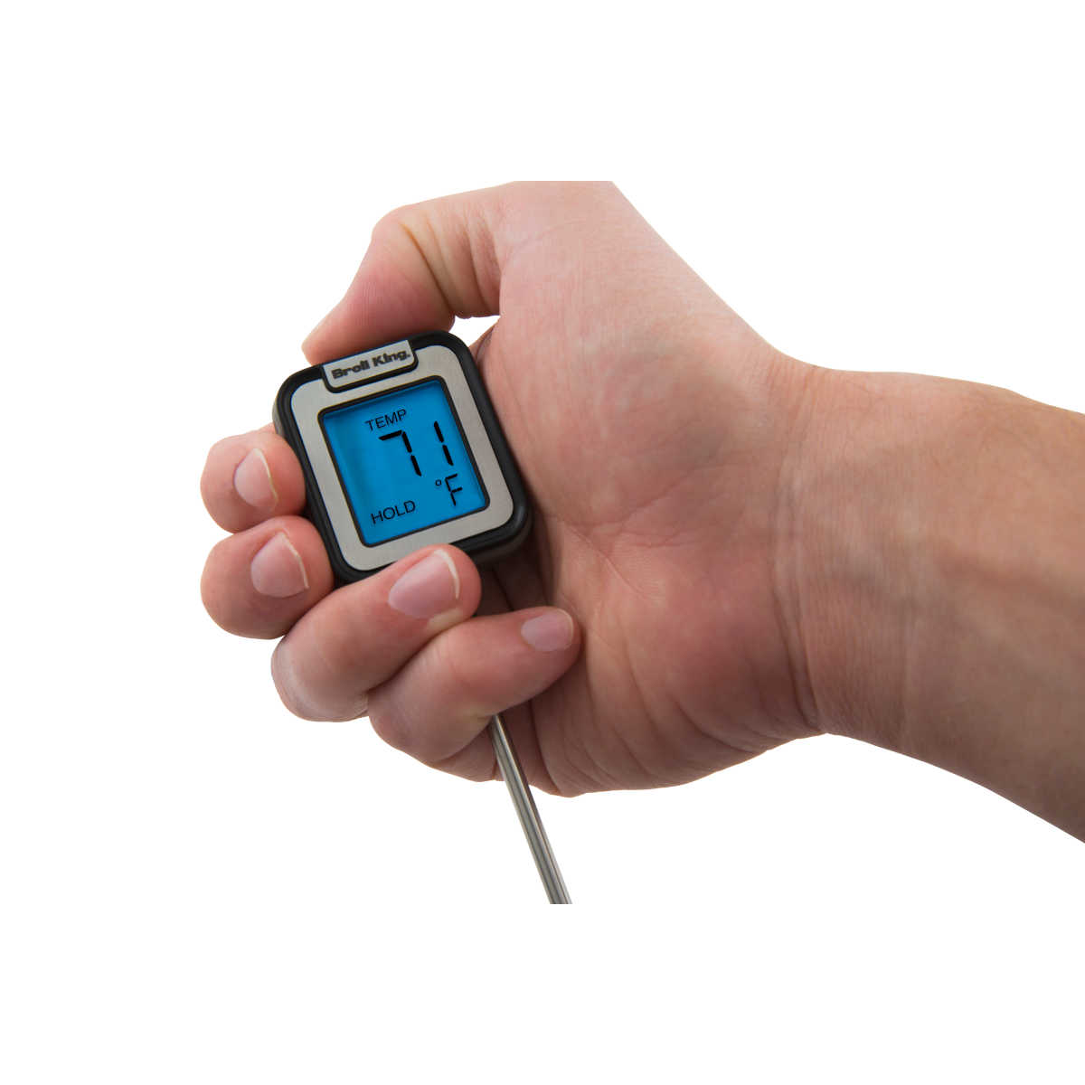 Detalj av sonde på Digitalt steketermometer Instant med sonde Broil King