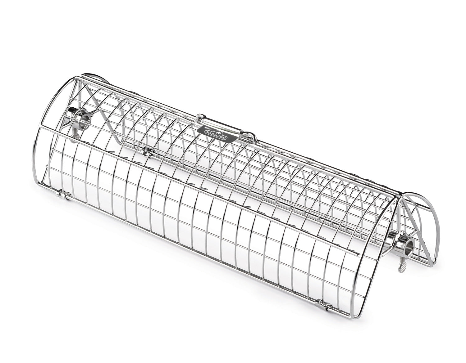 Dreiespidd-kurv med to kammer rustfritt stål 48 cm foran